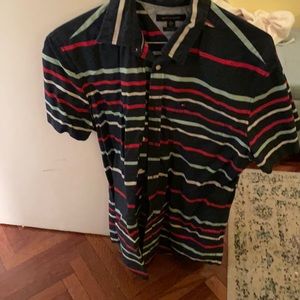 NWOT Tommy Hilfiger button down short sleeve